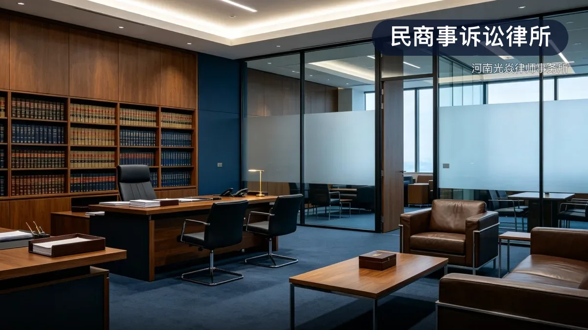 民商事诉讼律所 · 河南光焱律师事务所官方服务认证